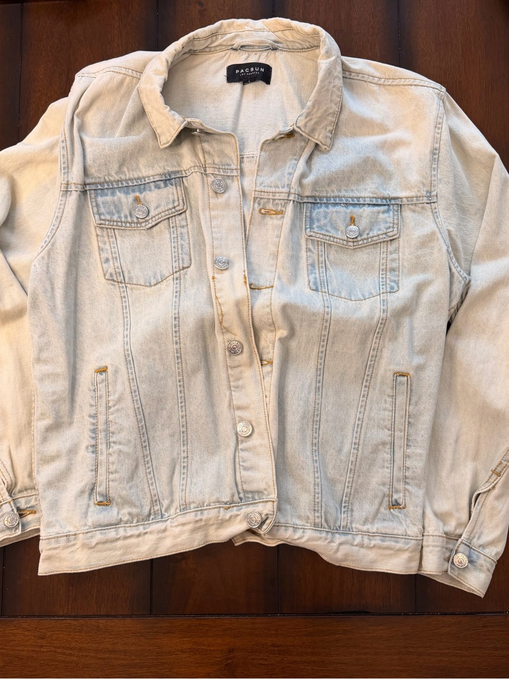 PacSun men’s  Light Wash Denim Jacket